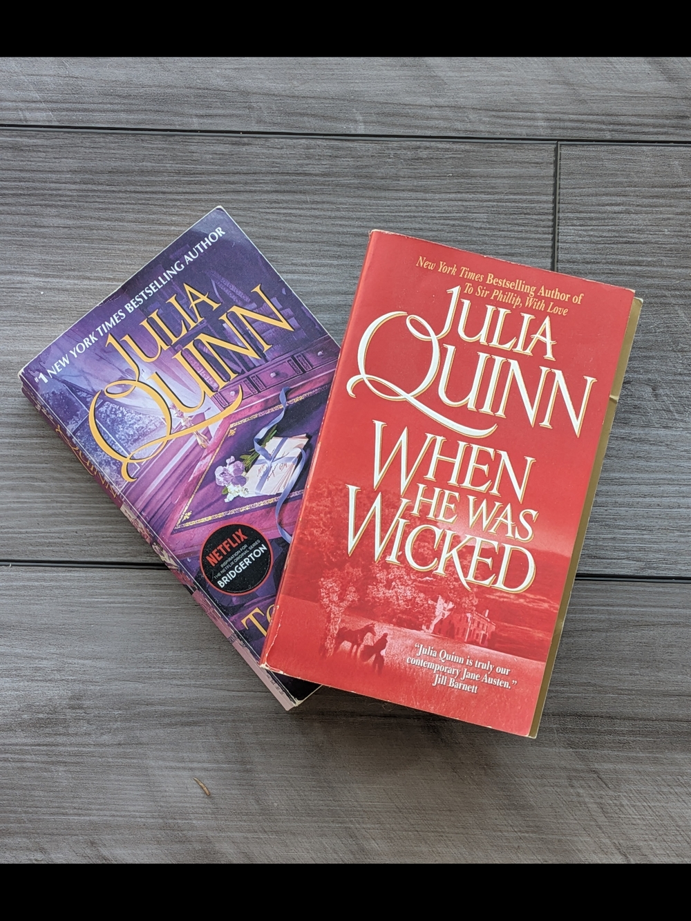 Julia Quinn Bridgerton books #5 and #6